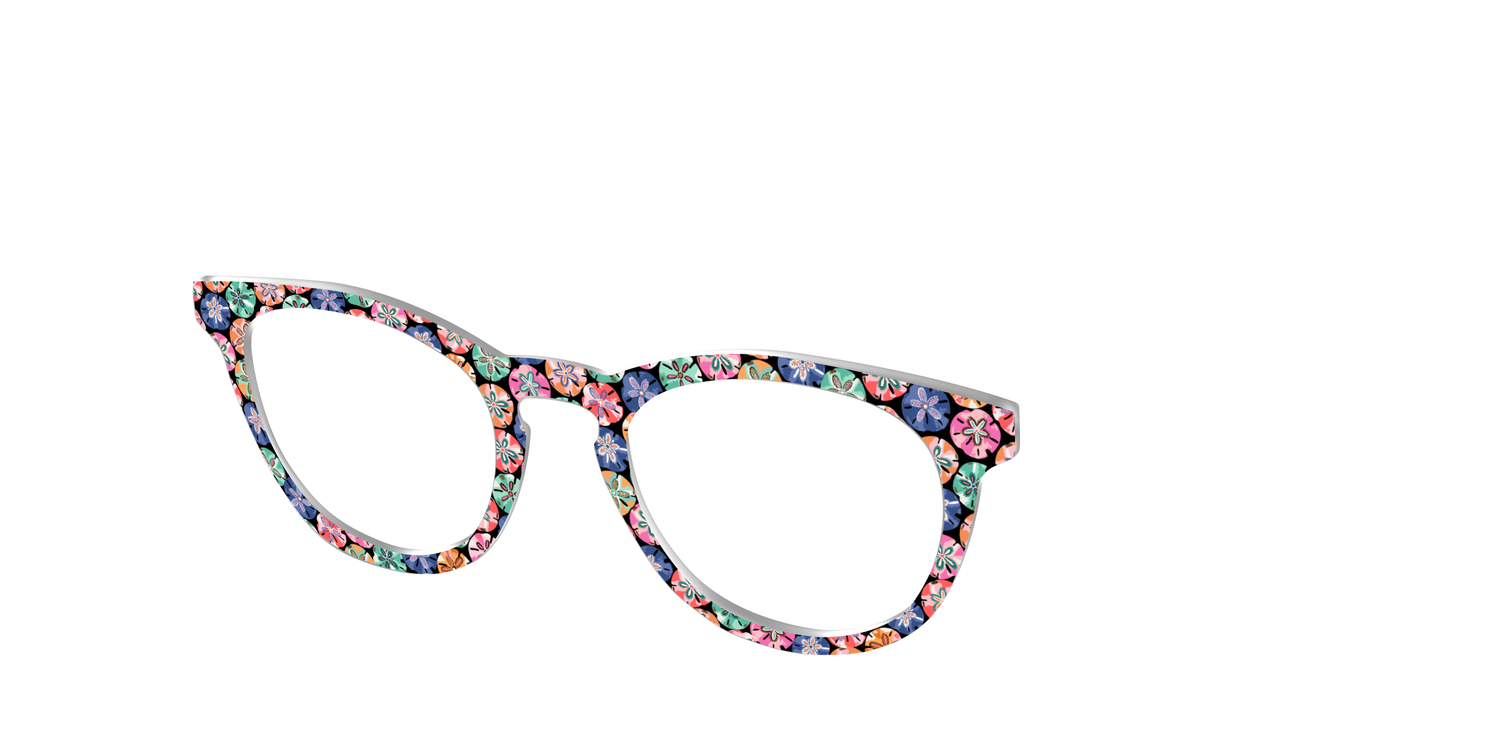 The Chic Sand Dollars - Angle Top Image - Pair Eyewear