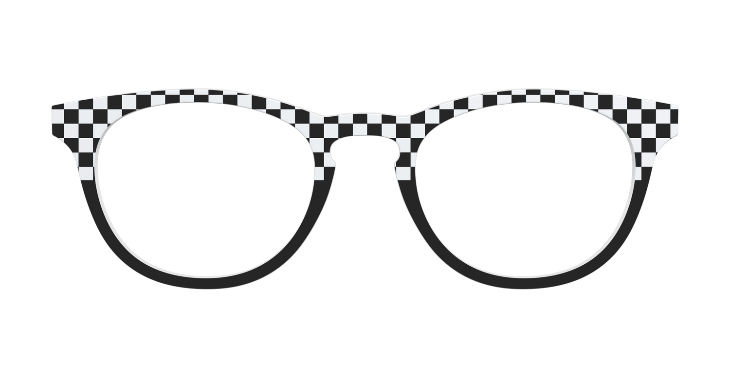 The Classic Check Split - Front Top Image - Pair Eyewear