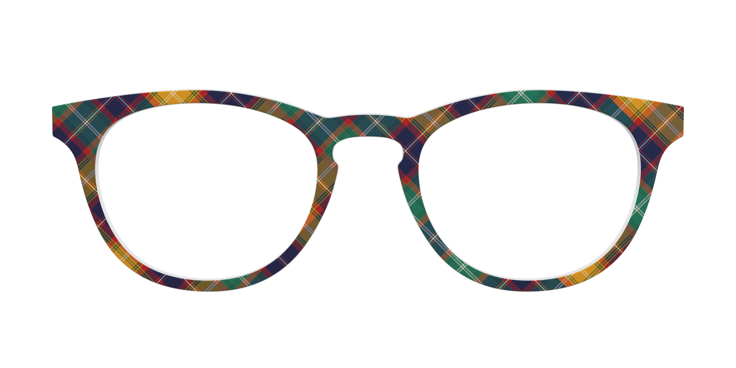 The Collegiate Plaid - Front Top Image - Pair Eyewear