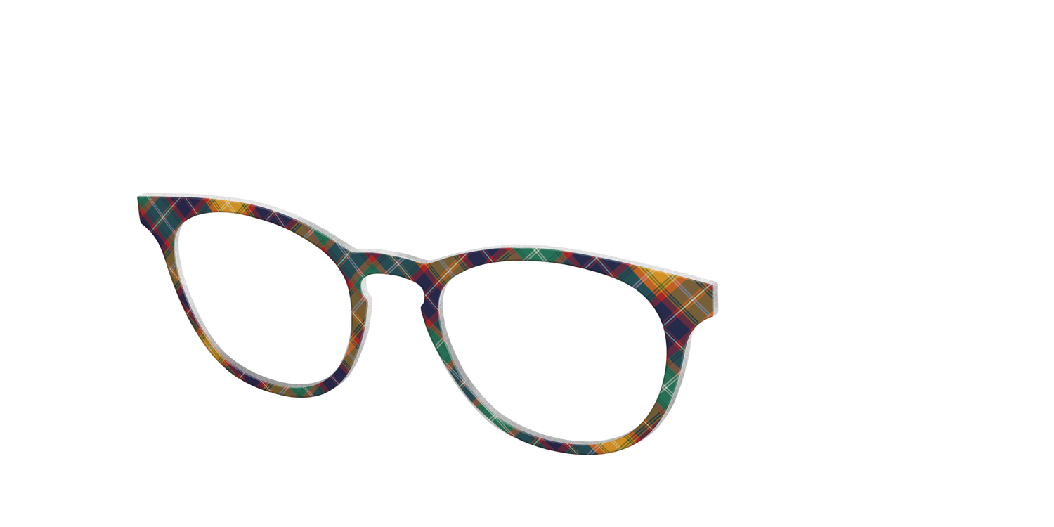 The Collegiate Plaid - Angle Top Image - Pair Eyewear