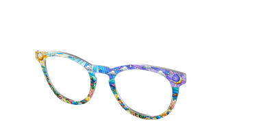 The Coral Reef Stained Glass - Angle Top Thumbnail - Pair Eyewear