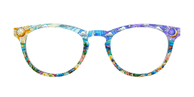 The Coral Reef Stained Glass - Front Top Thumbnail - Pair Eyewear