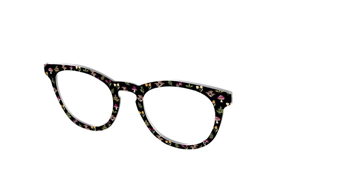 The Dainty Mushroom Floral - Angle Top Image - Pair Eyewear