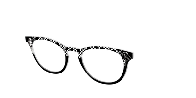 Dark Side Checker Split - Angle Top Thumbnail - Pair Eyewear