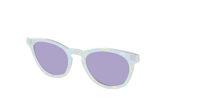 The Dazzling Opal with Celestial Purple Lens - Angle Top Thumbnail - Pair Eyewear