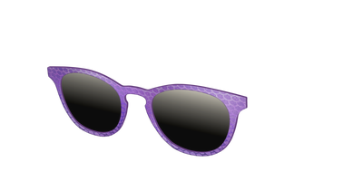 The Polarized Deep Purple Scales Sun Top - Angle Top Thumbnail - Pair Eyewear