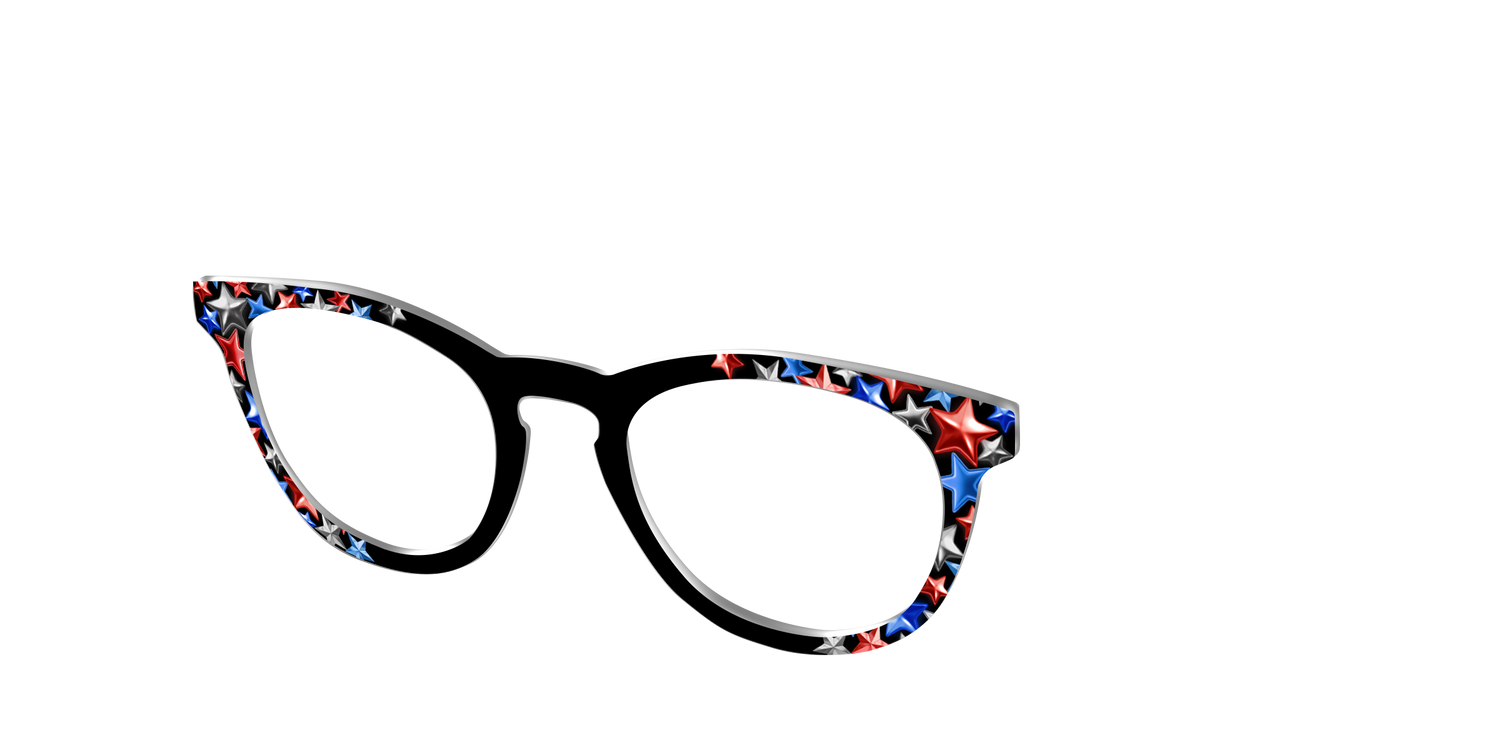 The Dimensional Stars - Angle Top Image - Pair Eyewear