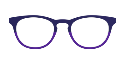 The Eggplant & Grape Split - Front Top Thumbnail - Pair Eyewear