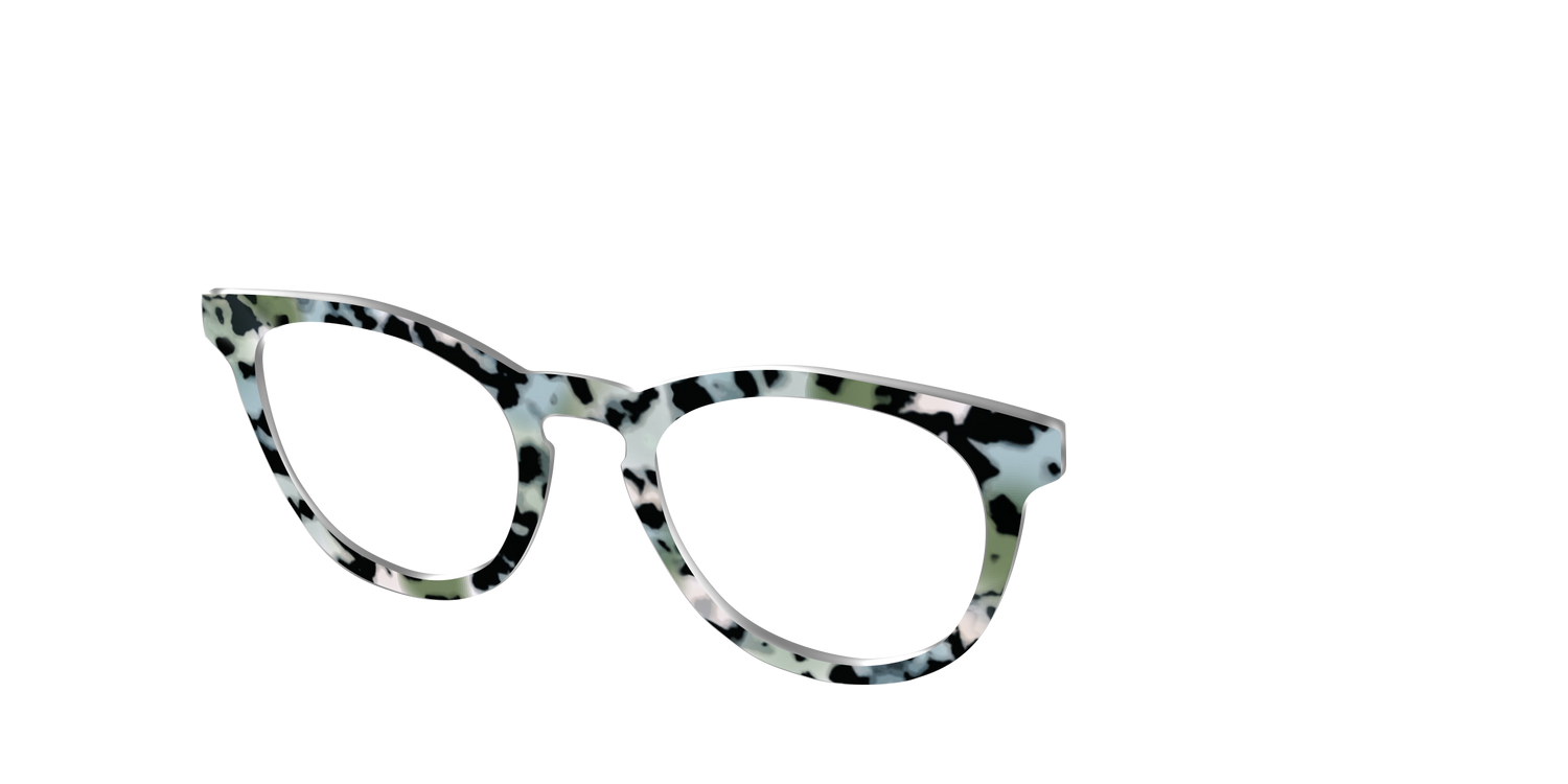 The Expressive Tortoise - Angle Top Image - Pair Eyewear