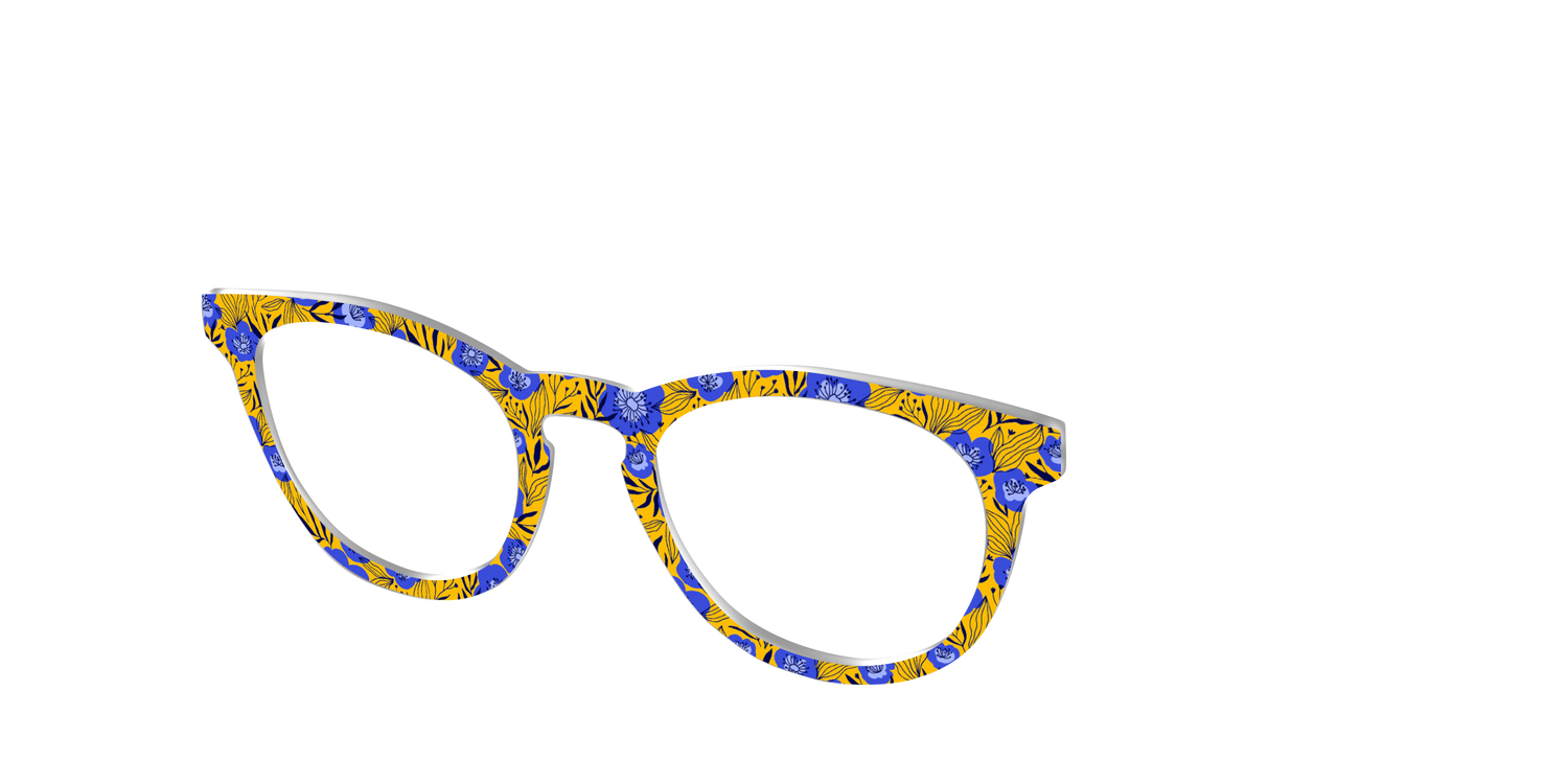 The Fab Floral - Angle Top Image - Pair Eyewear