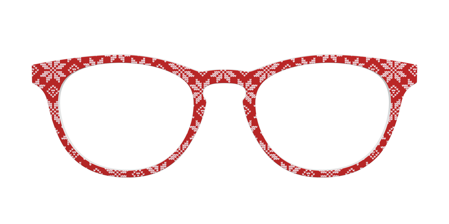 The Fairisle Snowflakes - Front Top Image - Pair Eyewear