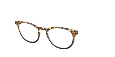 The Feathers Stained Glass - Angle Top Thumbnail - Pair Eyewear