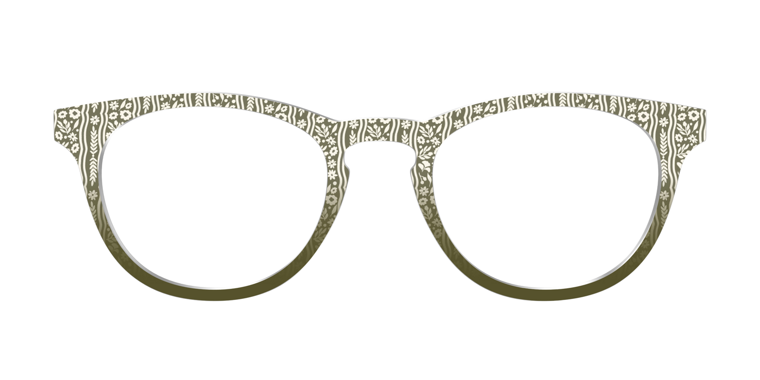 The Floret Stripes - Front Top Image - Pair Eyewear