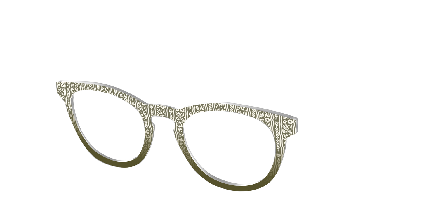 The Floret Stripes - Angle Top Image - Pair Eyewear