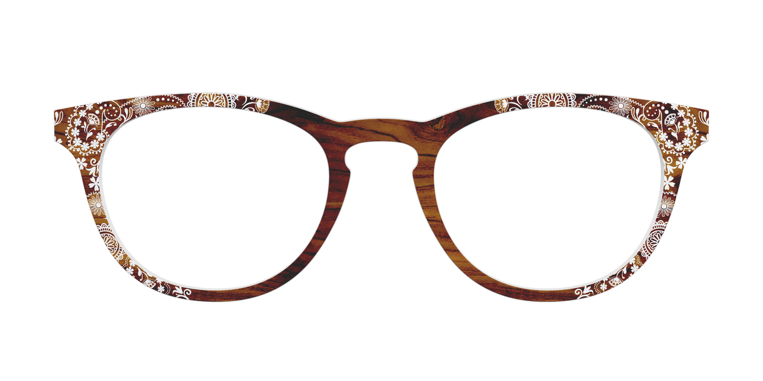 The Folk Melody Paisley - Front Top Image - Pair Eyewear