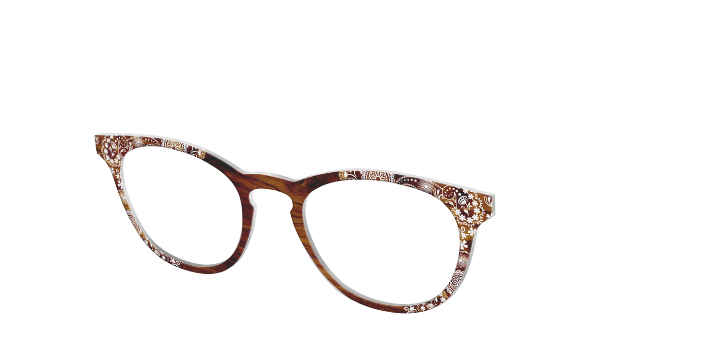 The Folk Melody Paisley - Angle Top Image - Pair Eyewear