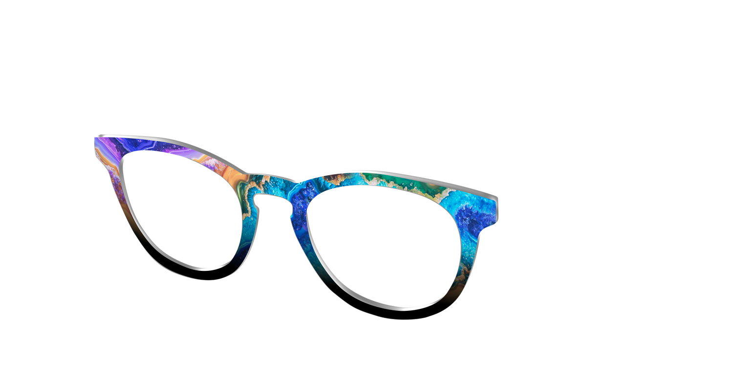 The Genius Geode - Angle Top Image - Pair Eyewear