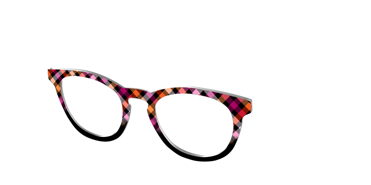 The Genuine Gingham - Angle Top Image - Pair Eyewear