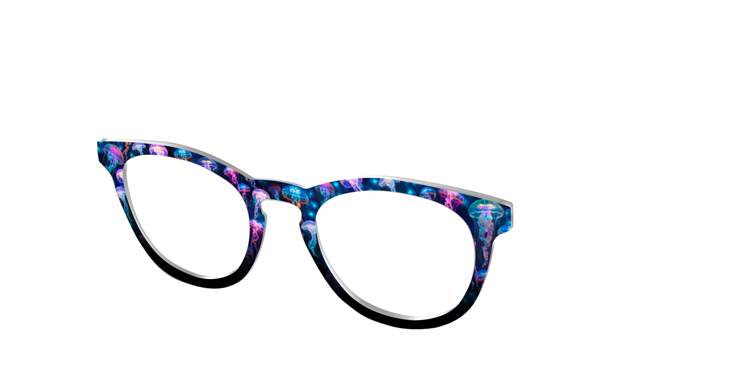 The Gleaming Jellyfish - Angle Top Image - Pair Eyewear