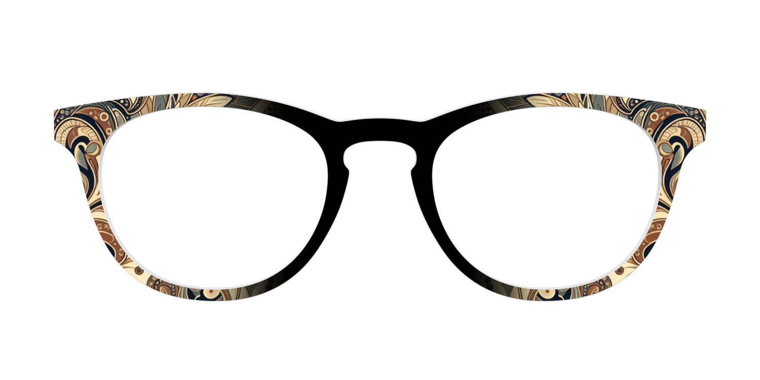 The Grand Paisley - Front Top Image - Pair Eyewear