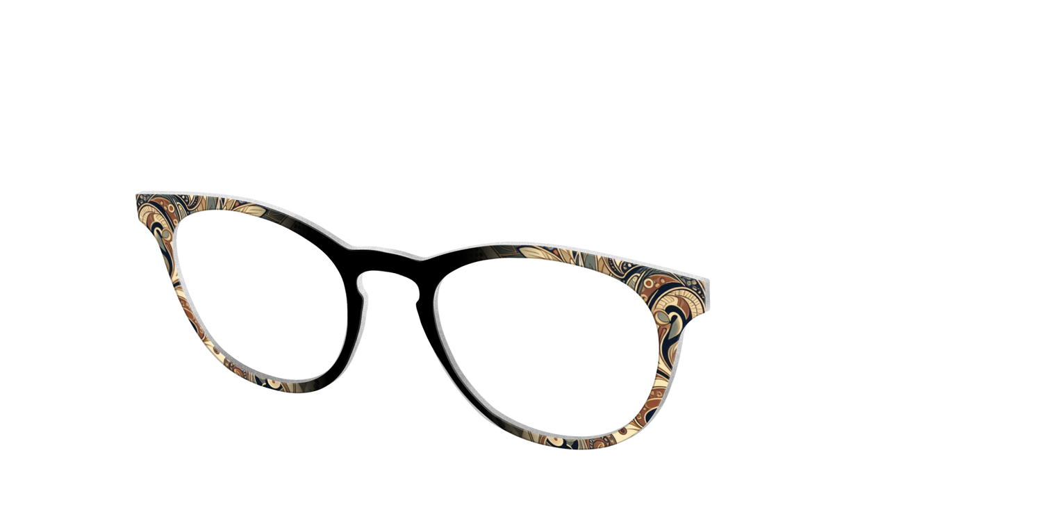 The Grand Paisley - Angle Top Image - Pair Eyewear