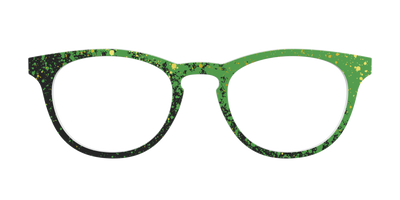 The Green Splatter - Front Top Thumbnail - Pair Eyewear