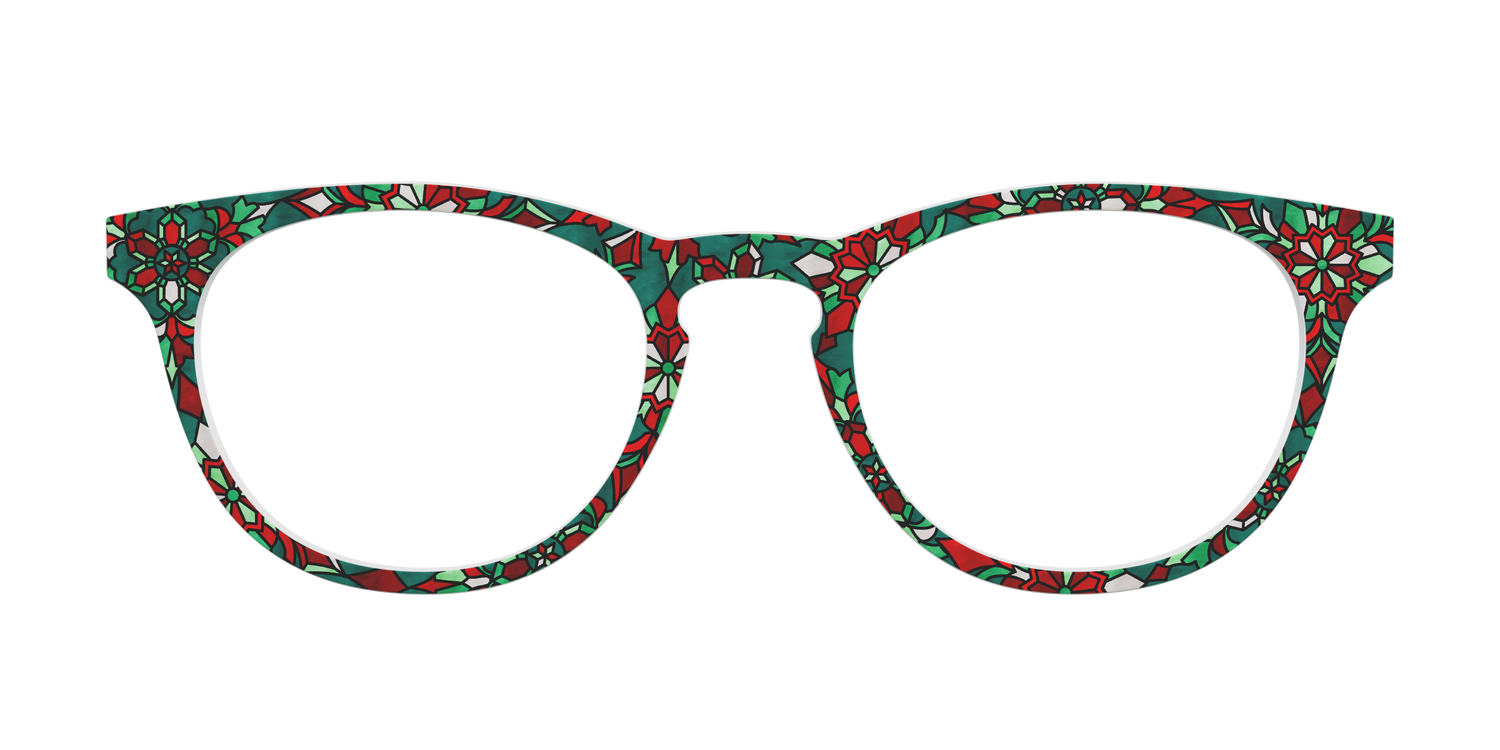 The Holiday Stained Glass - Front Top Image - Pair Eyewear
