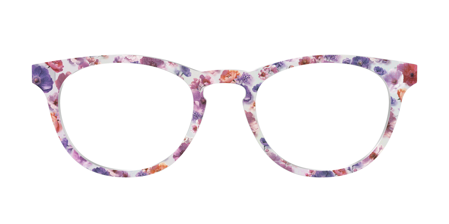 The Holographic Milky Floral - Front Top Image - Pair Eyewear