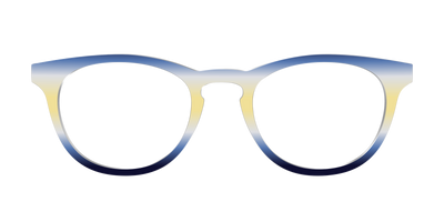 The Indigo to Honeysuckle Gradient - Front Top Thumbnail - Pair Eyewear