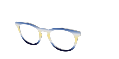 The Indigo to Honeysuckle Gradient - Angle Top Thumbnail - Pair Eyewear