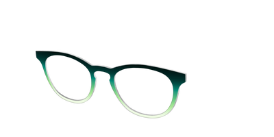 The Jade to Chartreuse Gradient - Angle Top Thumbnail - Pair Eyewear