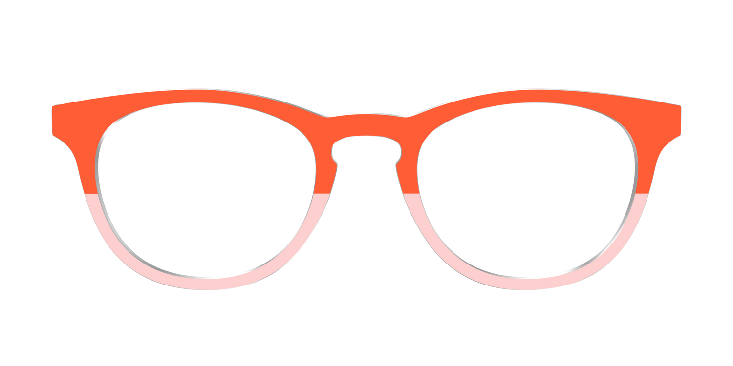 The Jasper & Venetian Pink Split - Front Top Image - Pair Eyewear