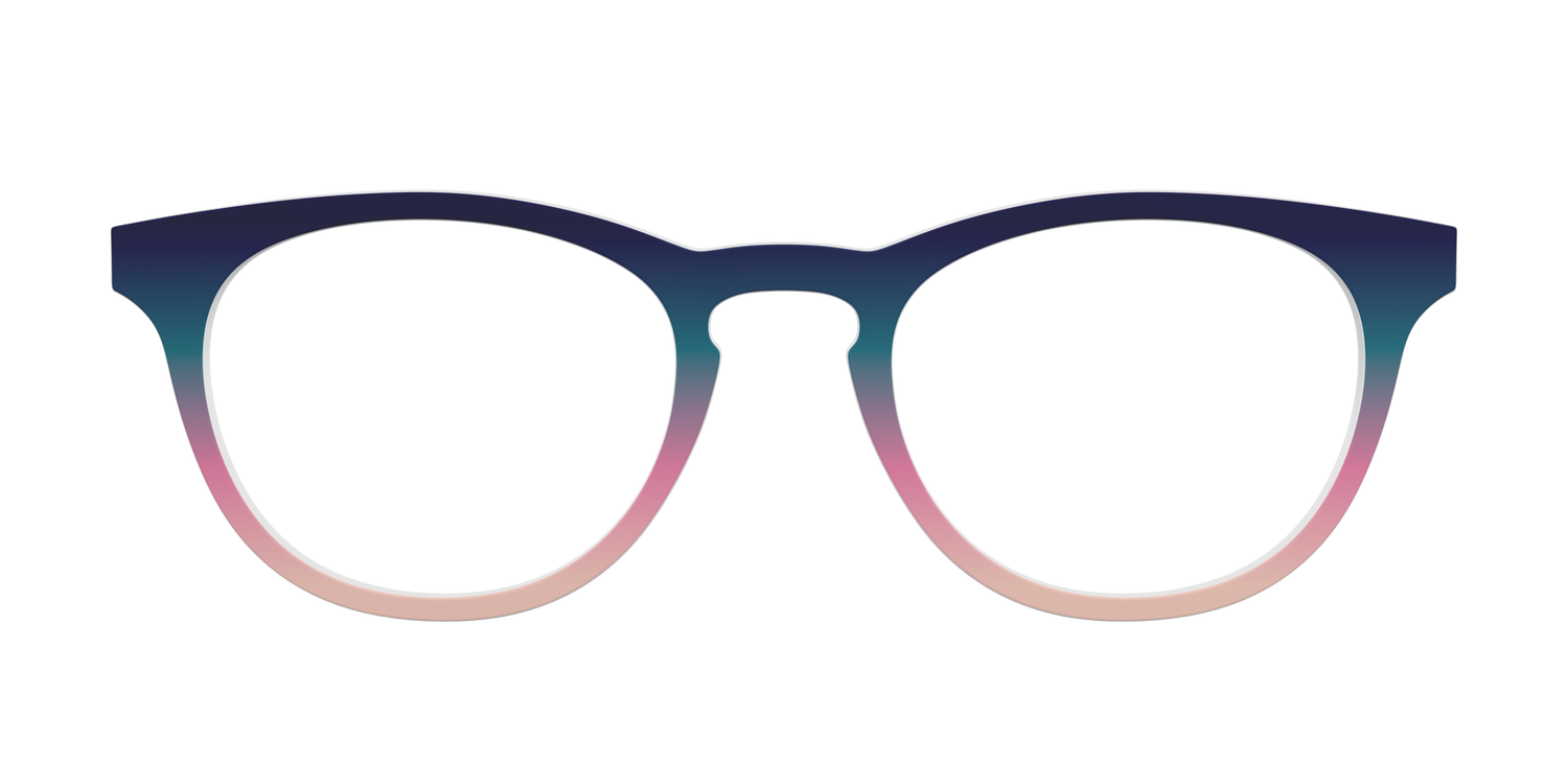 The Late Night Gradient - Front Top Image - Pair Eyewear