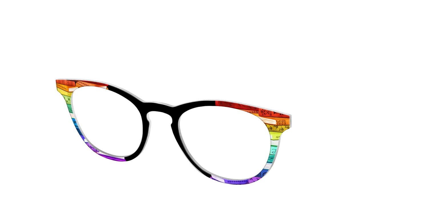 The Library Books - Angle Top Image - Pair Eyewear