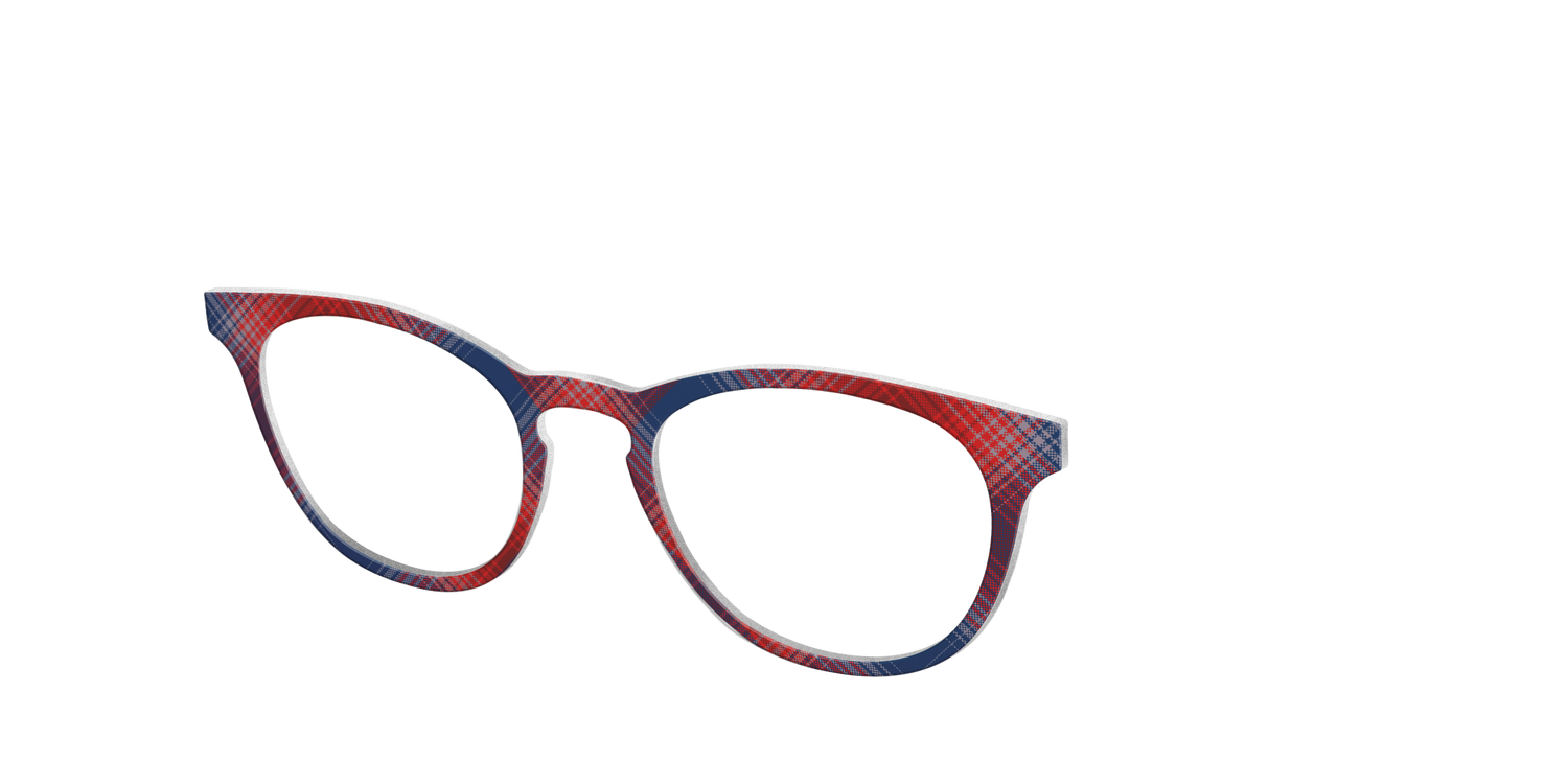 The Lodge Plaid - Angle Top Image - Pair Eyewear