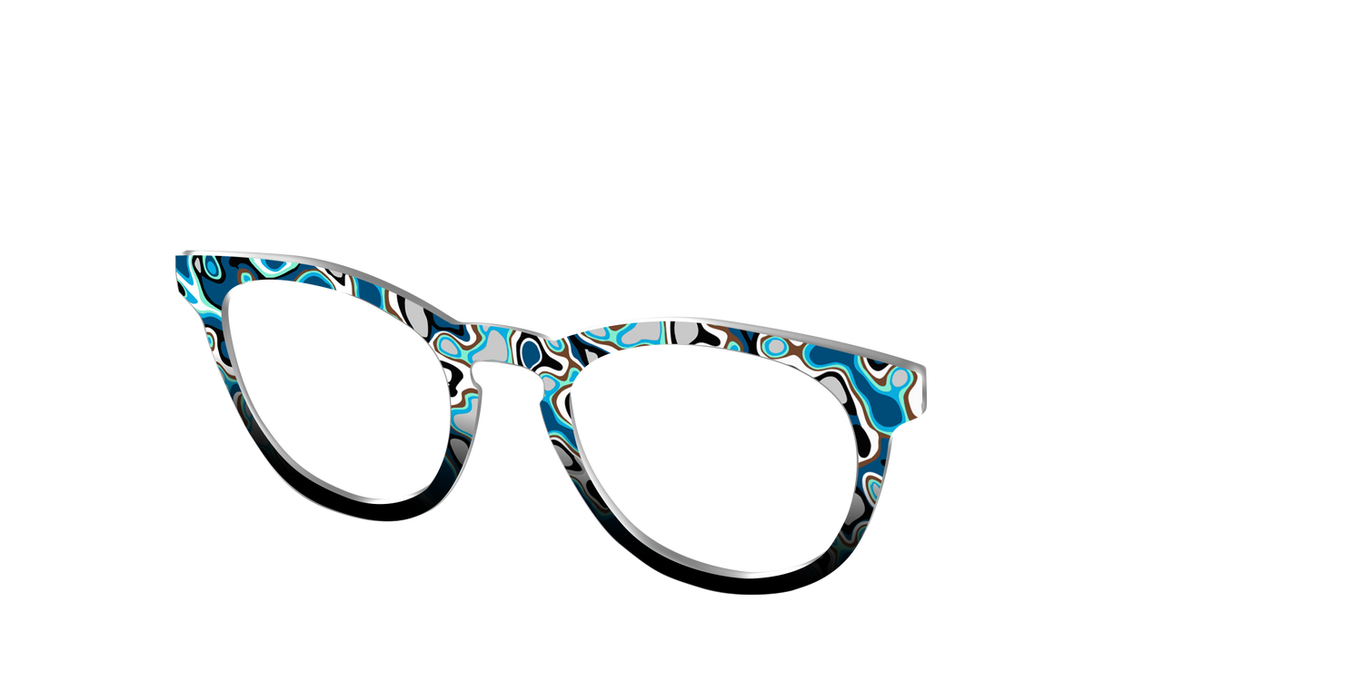 The Marbled Movement - Angle Top Image - Pair Eyewear