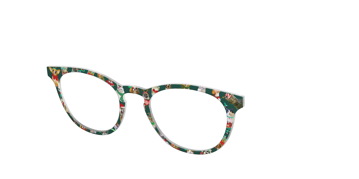 The Meowy Christmas - Angle Top Image - Pair Eyewear