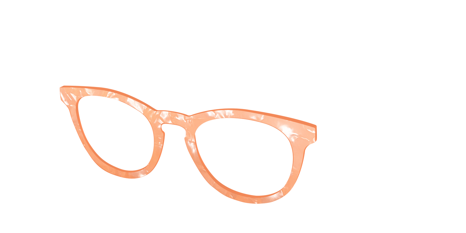 The Morganite Pearl Marble - Angle Top Image - Pair Eyewear