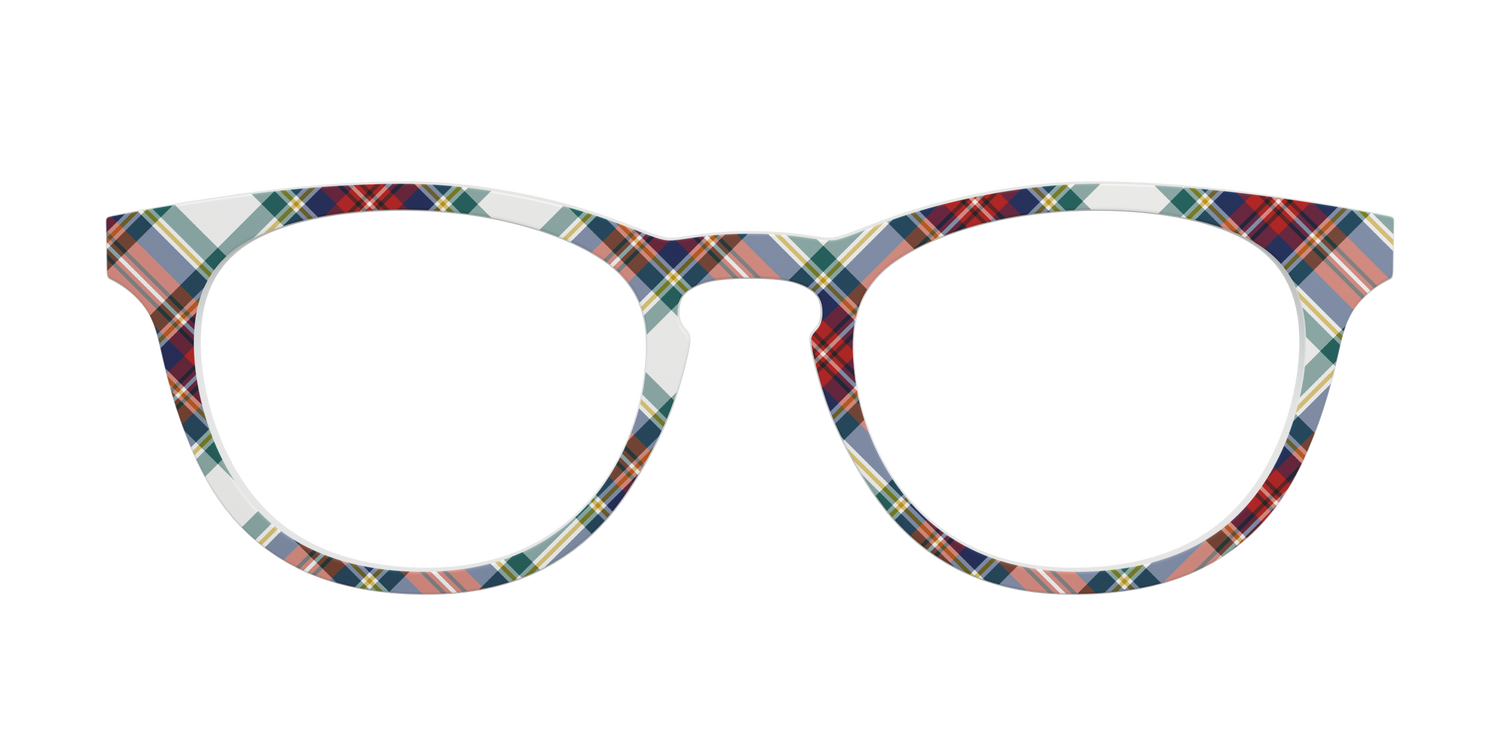 The Noel Plaid - Front Top Image - Pair Eyewear
