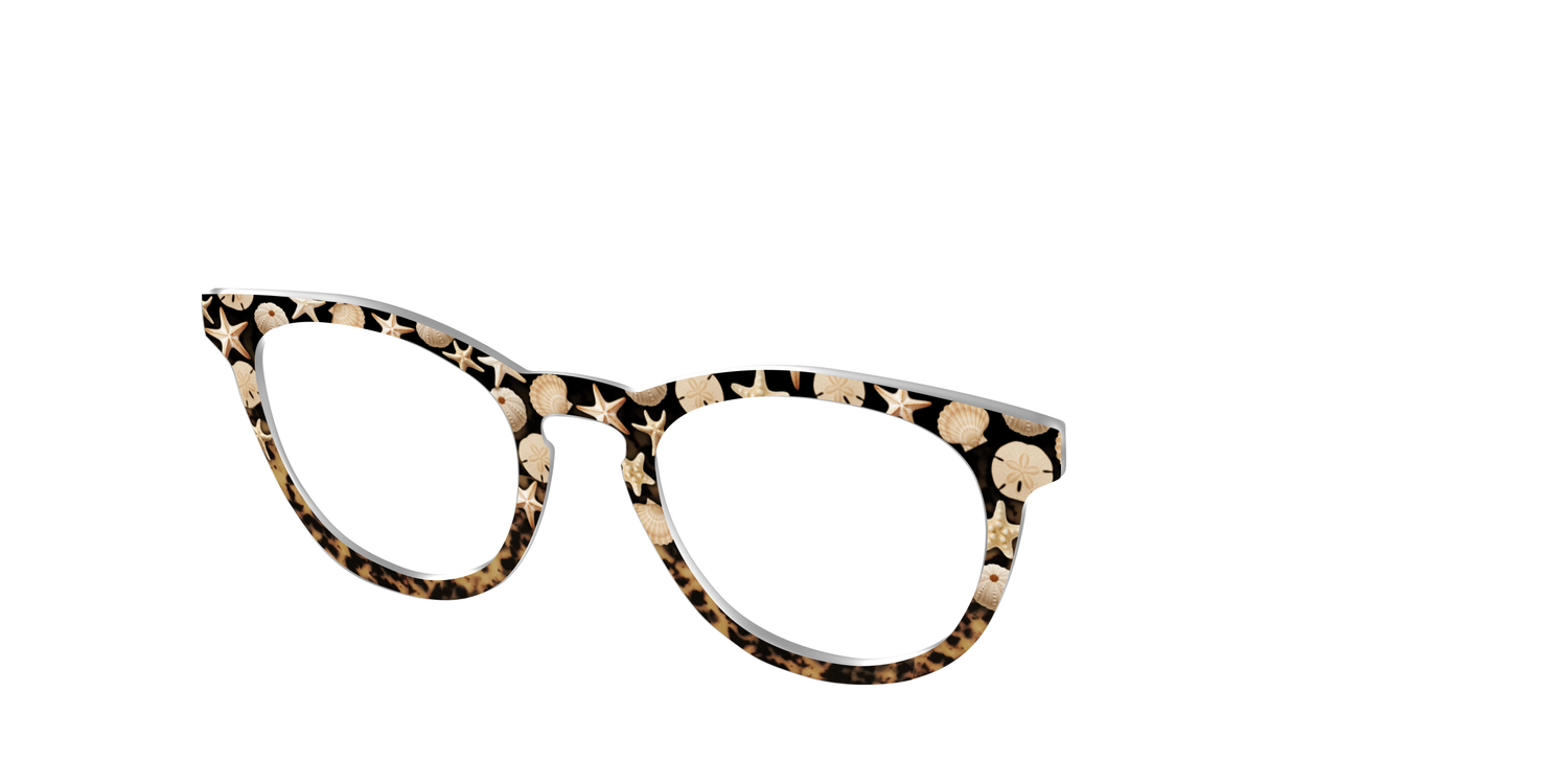 The Ocean Treasures Tortoise - Angle Top Image - Pair Eyewear