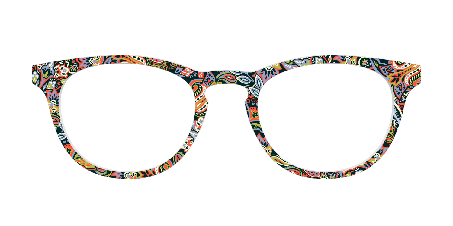 The Paradise Paisley - Front Top Image - Pair Eyewear