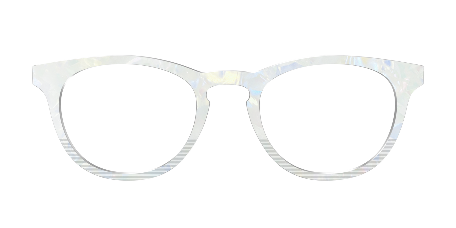 The Pearlescent Stripes Split - Front Top Image - Pair Eyewear