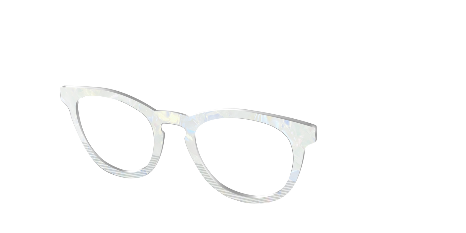 The Pearlescent Stripes Split - Angle Top Image - Pair Eyewear