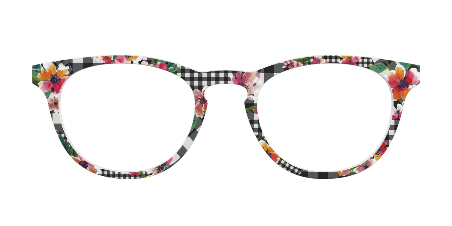 The Petal Plaid - Front Top Image - Pair Eyewear