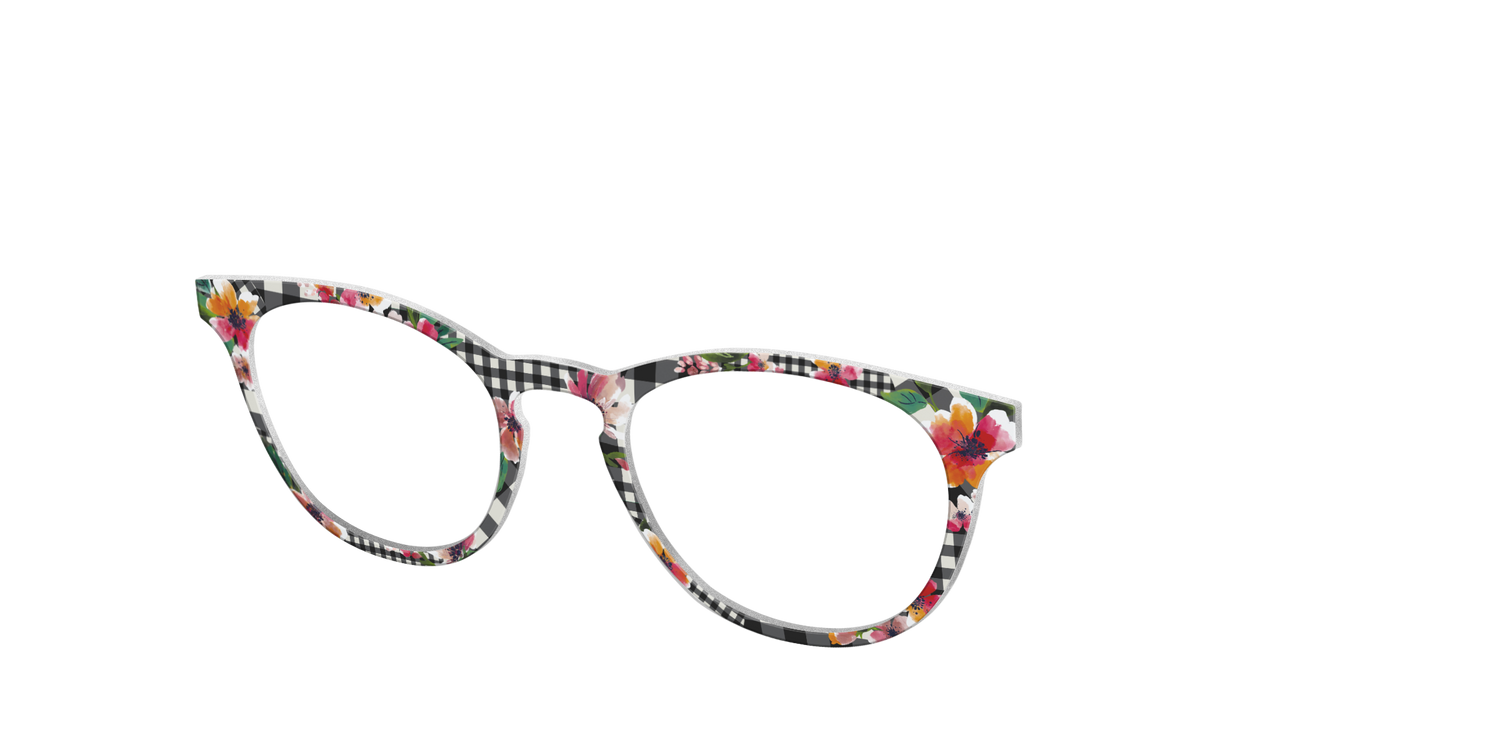 The Petal Plaid - Angle Top Image - Pair Eyewear