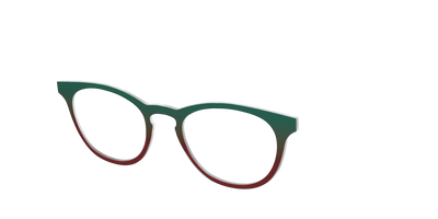 The Pine to Garnet Gradient - Angle Top Thumbnail - Pair Eyewear