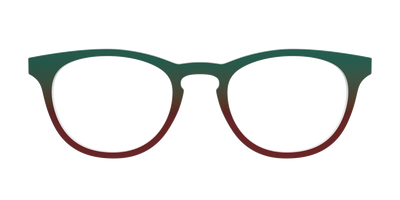 The Pine to Garnet Gradient - Front Top Thumbnail - Pair Eyewear