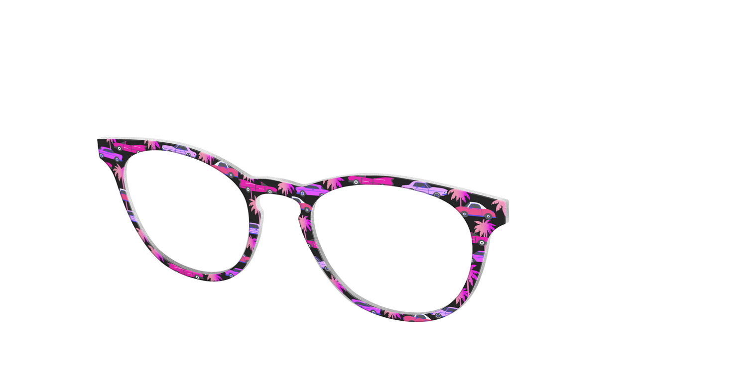 The Pink Cruisers - Angle Top Image - Pair Eyewear