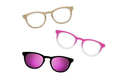 Pink Glitter Clear - Set - Product Thumbnail 18 - Pair Eyewear