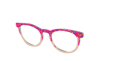 The Pink Pastry - Angle Top Thumbnail - Pair Eyewear